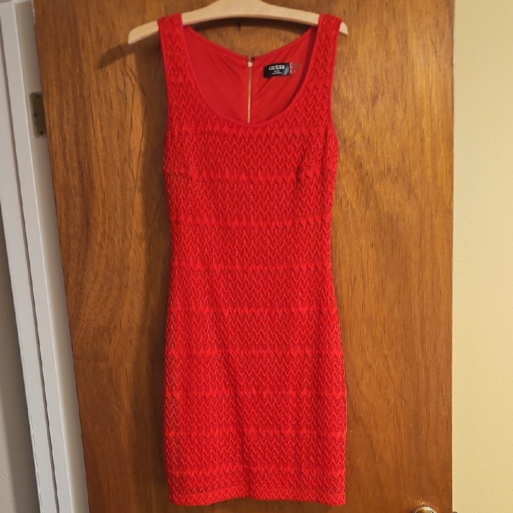 Guess Scarlet Textured Mini Dress